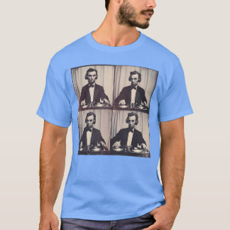 Abraham Lincoln onurntables DJ Abe Lincoln Patriot T-shirt