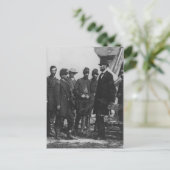 Abraham Lincoln op slagveld in Antietam Briefkaart (Staand voorkant)