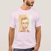 Abraham Lincoln Original Artwork T-Shirt (Voorkant)