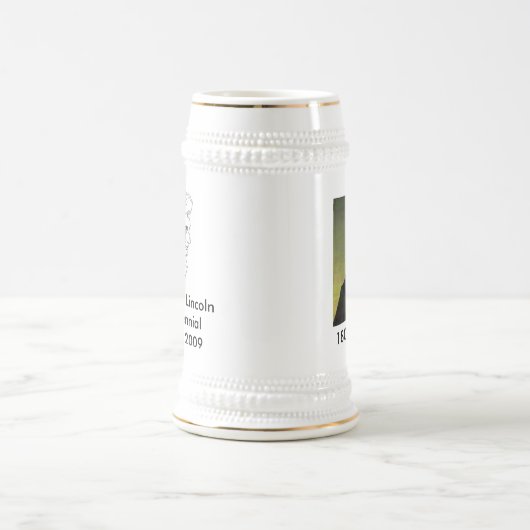 Abraham Lincoln Painting Bicentennial Stein Bierpul (Center)