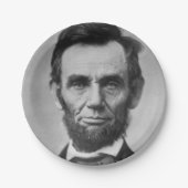 Abraham Lincoln Papieren Bordje (Voorkant)