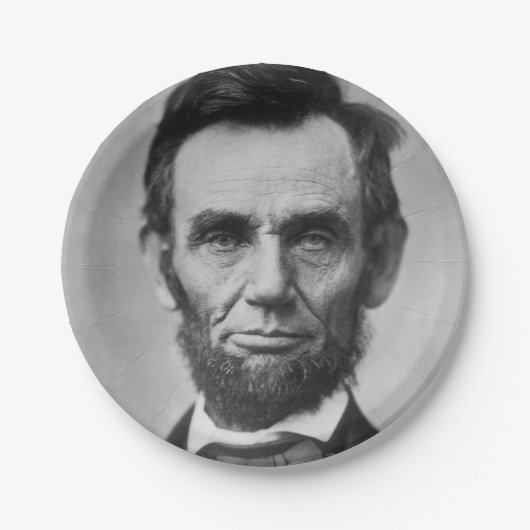 Abraham Lincoln Papieren Bordje (Voorkant)