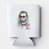 Abraham Lincoln Party Animal Blikjeskoeler (Achterkant)