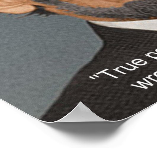 Abraham Lincoln & Patriotic Quote Poster (Hoek)