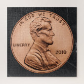 Abraham Lincoln | Penny Legpuzzel (Verticaal)