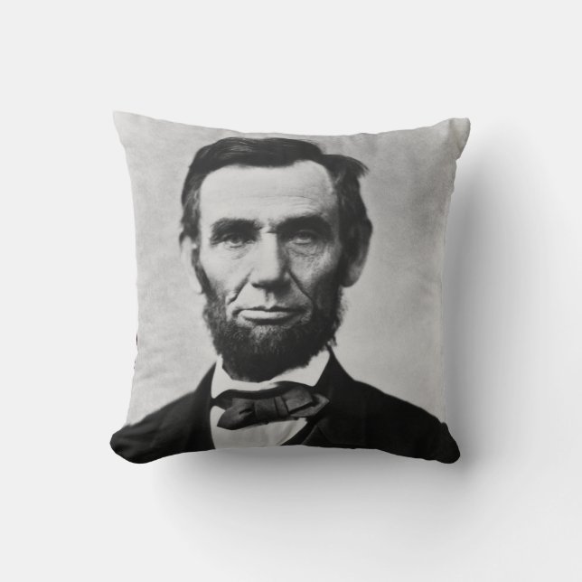 Abraham Lincoln Pillow Kussen (Voorkant)