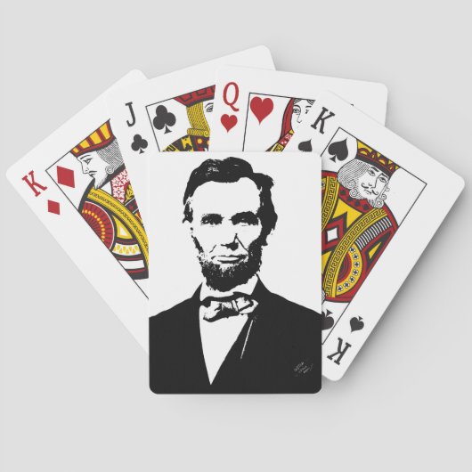 Abraham Lincoln Pokerkaarten (Achterkant)
