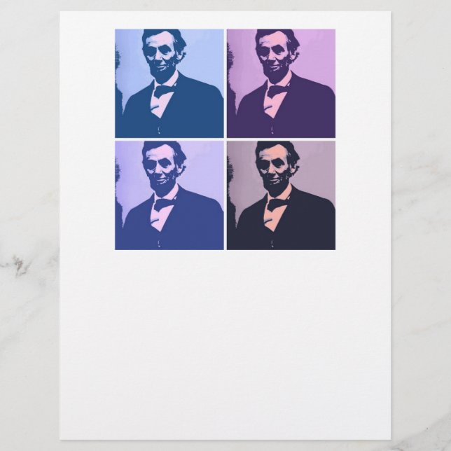 Abraham Lincoln Pop Art (Voorkant)
