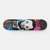 Abraham Lincoln Pop Art Multikleur Straatspatten Persoonlijk Skateboard (Horizontaal)
