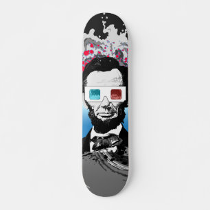 Abraham Lincoln Pop Art Oceaan Golf Street Design Persoonlijk Skateboard