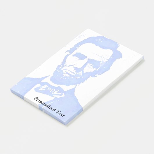 Abraham Lincoln Pop Art Portret Post-it® Notes (Schuin)