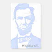 Abraham Lincoln Pop Art Portret Post-it® Notes (Voorkant)
