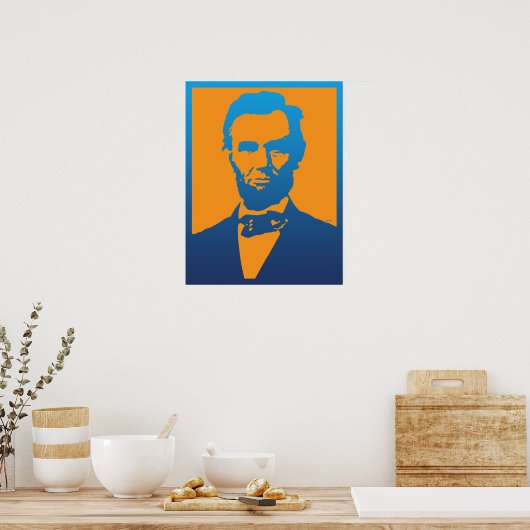 Abraham Lincoln Pop Art Poster (Keuken)