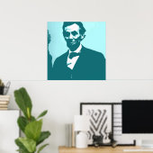 Abraham Lincoln Pop Art Poster (Thuiskantoor)