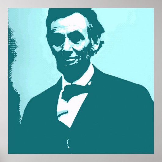Abraham Lincoln Pop Art Poster (Voorkant)