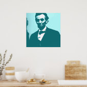 Abraham Lincoln Pop Art Poster (Keuken)