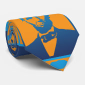 Abraham Lincoln Pop Art Stropdas (Opgerold)