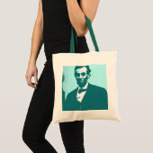 Abraham Lincoln Pop Art Tote Bag (Voorkant (product))