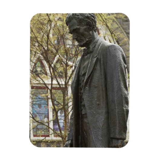 Abraham Lincoln, Portland, Oregon Magneet (Verticaal)