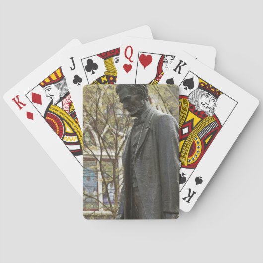 Abraham Lincoln, Portland, Oregon Pokerkaarten (Achterkant)