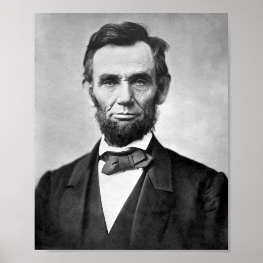 Abraham Lincoln Portrait - 1863 Poster (Voorkant)