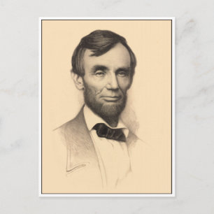 Abraham Lincoln Portrait Briefkaart