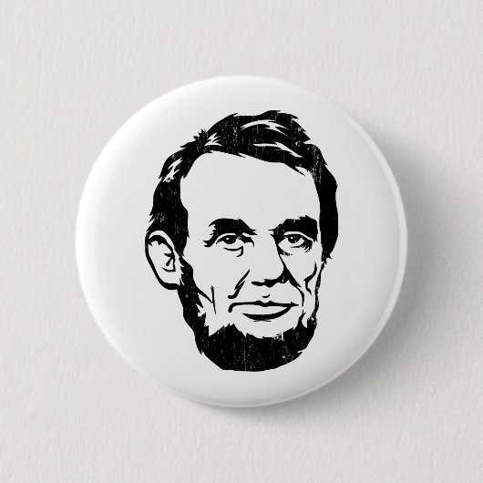 Abraham Lincoln Portrait Button (Voorkant)