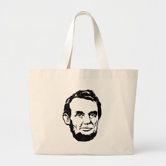 Abraham Lincoln Portrait Canvas tas (Voorkant)