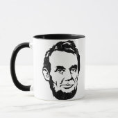 Abraham Lincoln Portrait Mok (Links)