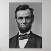 Abraham Lincoln Portrait Poster (Voorkant)