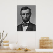 Abraham Lincoln Portrait Poster (Keuken)