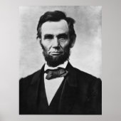 Abraham Lincoln Portrait Poster (Voorkant)