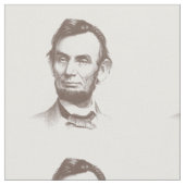  Abraham Lincoln Portrait Stof (Close Up)