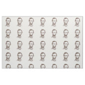  Abraham Lincoln Portrait Stof (Fat Quarter)