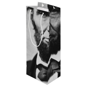 Abraham Lincoln Portrait Wijn Cadeautas