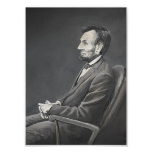 Abraham Lincoln Portret Art Print Foto Afdruk