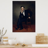 Abraham Lincoln Portret door George Healy Poster (Keuken)