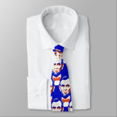 Abraham Lincoln Portret - Grafische illustratie Stropdas (Gebonden)