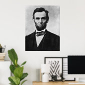 Abraham Lincoln Portret van Alexander Gardner Poster (Thuiskantoor)