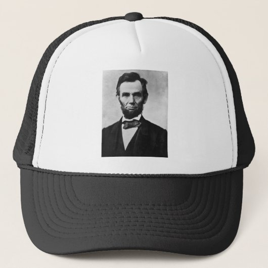 Abraham Lincoln Portret van Alexander Gardner Trucker Pet (Voorkant)