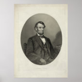 ABRAHAM LINCOLN Portret van J.H. Bufford & Sons Poster (Voorkant)