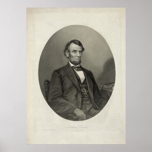 ABRAHAM LINCOLN Portret van J.H. Bufford & Sons Poster (Voorkant)