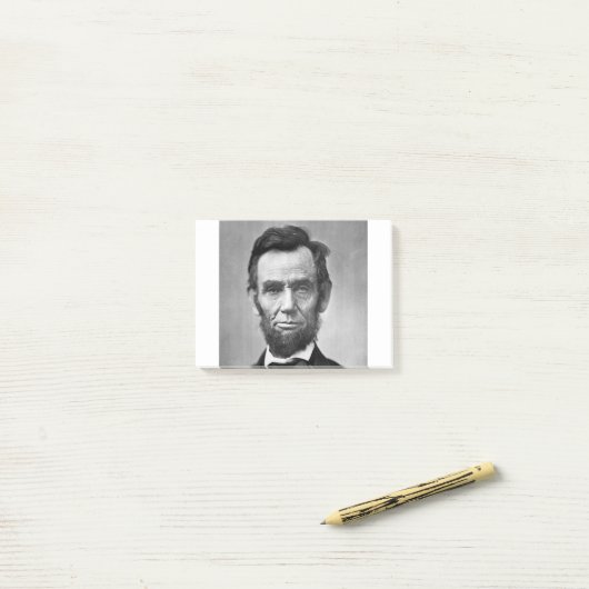 Abraham Lincoln Post-it® Notes (Op bureau)