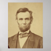 Abraham Lincoln Poster (Voorkant)
