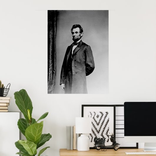 Abraham Lincoln Poster (Thuiskantoor)