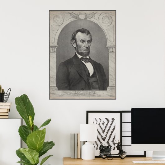 Abraham Lincoln Poster (Thuiskantoor)