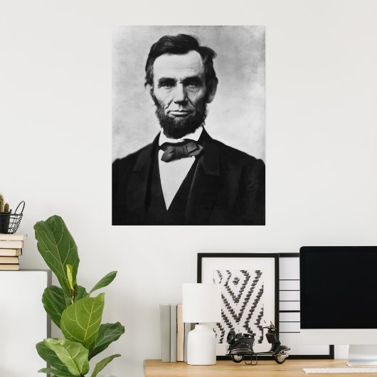 Abraham Lincoln Poster (Thuiskantoor)