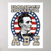 Abraham Lincoln Poster (Voorkant)