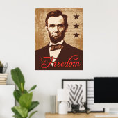 Abraham Lincoln Poster (Thuiskantoor)