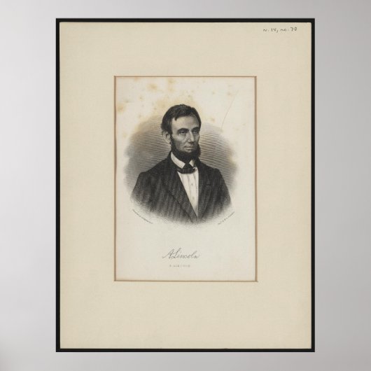 Abraham Lincoln Poster (Voorkant)